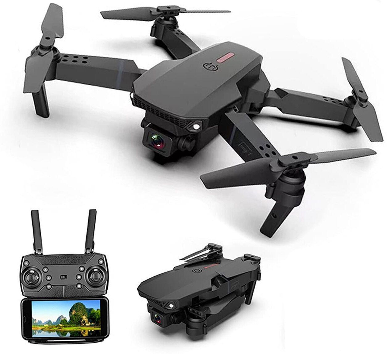 swa mi High Quality E88 Pro Drone HD, Dual Camera Mini Drone 720p Video, Wifi Fpv1 Drone-picture-18