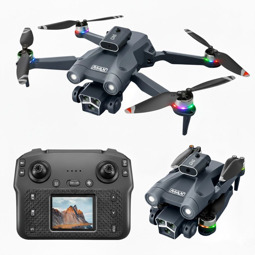 "M3 Ultra with 4K Dual Camera – Foldable WiFi FPV Quadcopter Drone-image-8