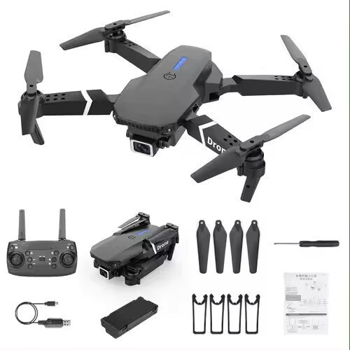 swa E99 dron WiFi Camera dron Remote Control Quadcopter 360 Flip Stunt 2 Batteries1 Drone image 1