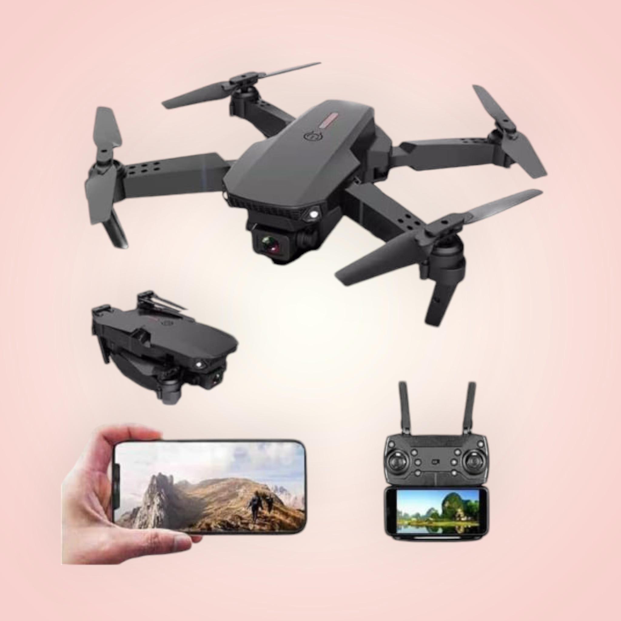 barbie E88-New Pro Version dronWith Dual Camera Drones For Adults dron_a27b Drone image 1
