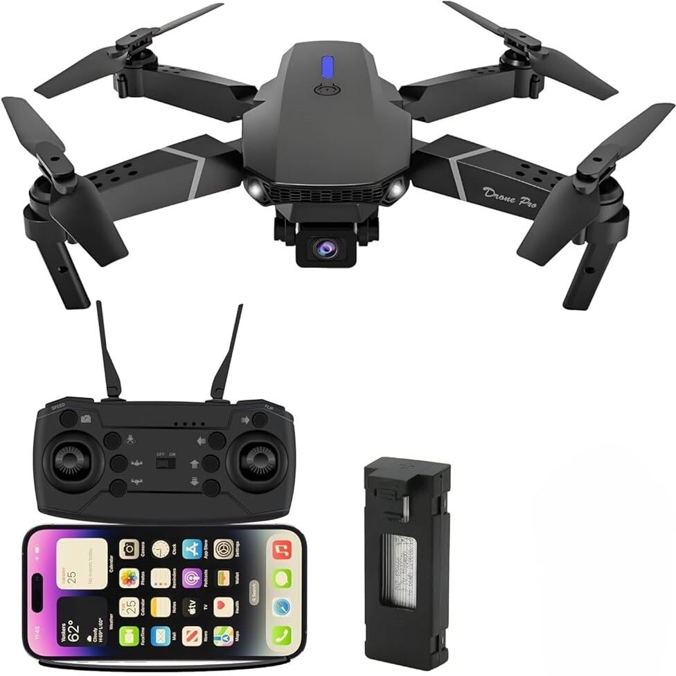 E88 Drone with 4K Camera WiFi FPV 1080P HD Dual Drone-image-35