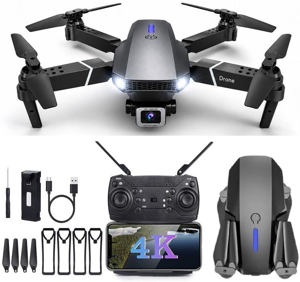 dravya willa E88 Pro Max Drone with 4K HD Dual Cameras, Foldable Quadcopter Drone-picture-28