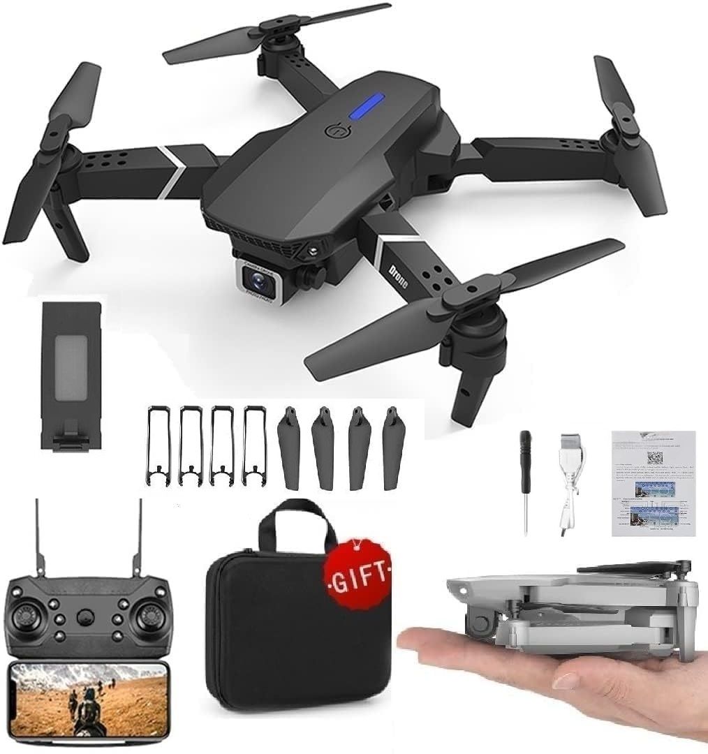 Foldable Drone with Dual 4K Camera WiFi FPV RC Quadcopter with Battery Drone-image-32