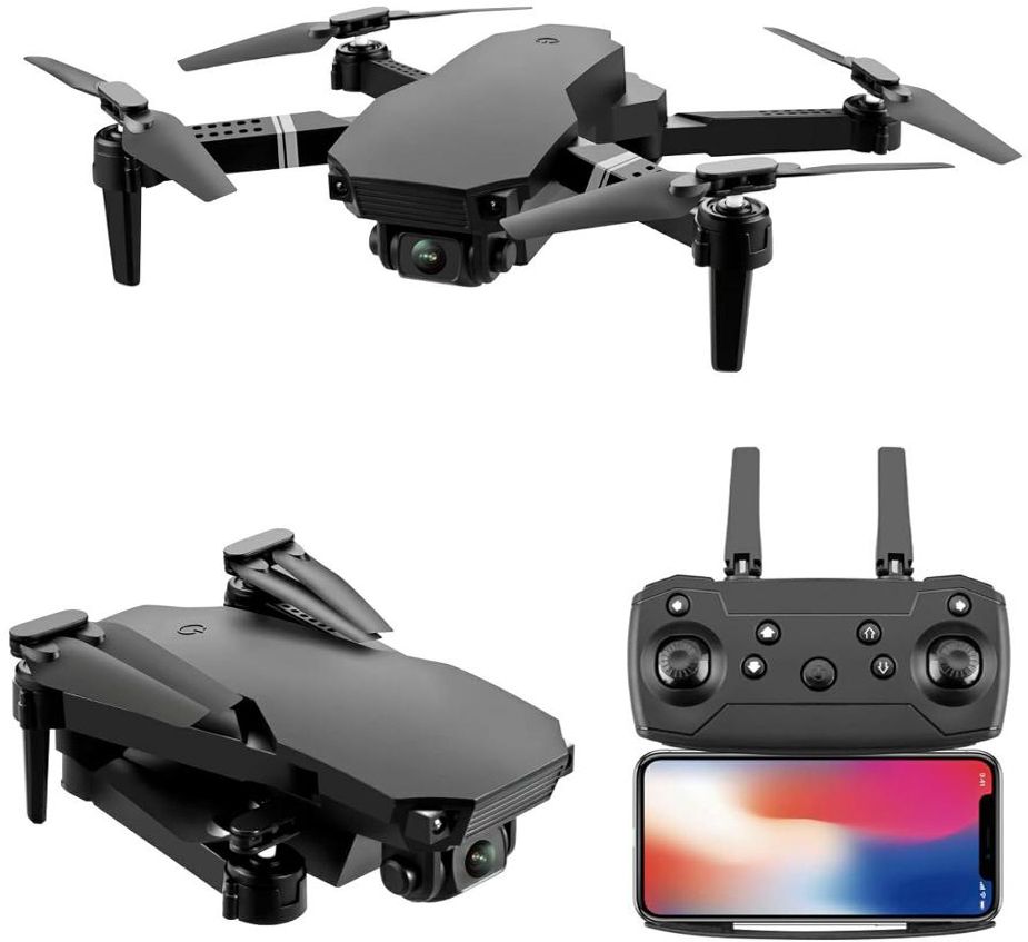 Foldable Position Locking E88 Pro WiFi mini drone with 4k dual camera Drone