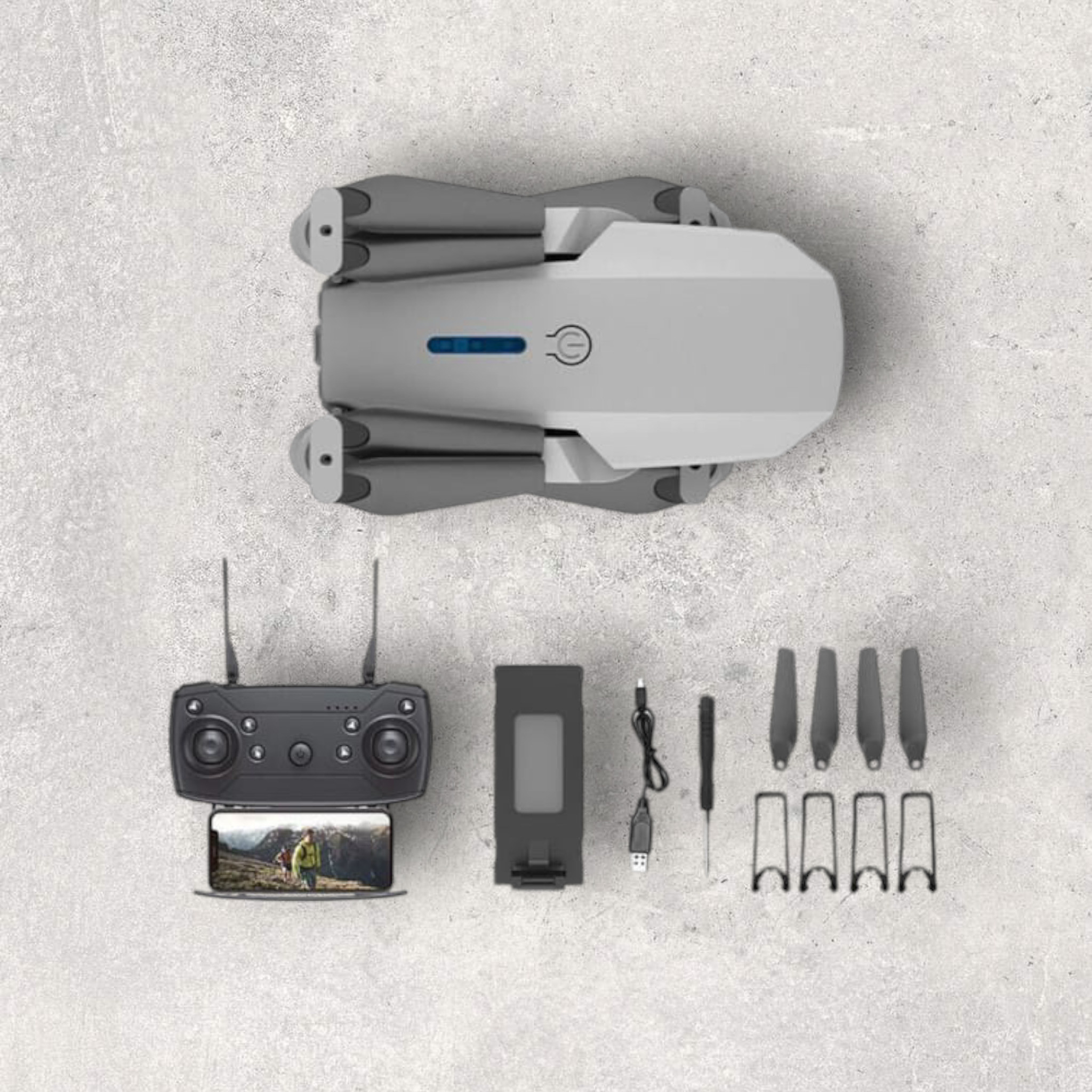 swa mi E88 4K Video Laser Obstacle Avoidance Drone Global Range Drones With HD Camera_3 Drone image 1