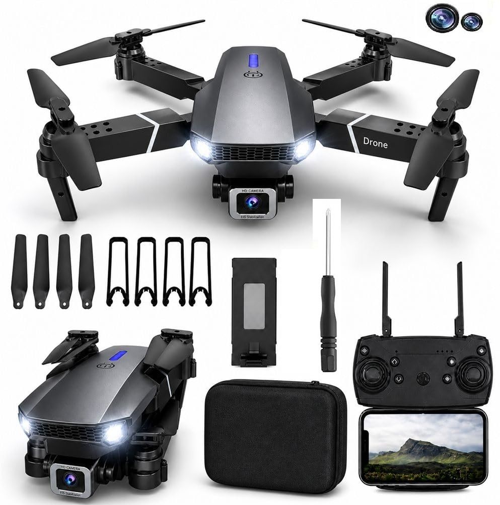 florastick 1. 4K Dual Camera Drone GPS Trajectory Flight Long Battery Life-WIFI-E88 Drone-picture-14