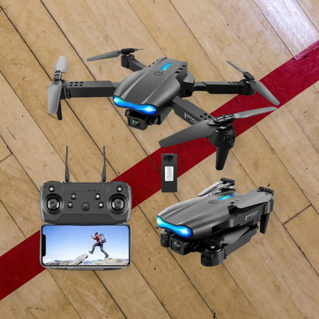 swa mi Drone WiFi Camera Remote Control-Motion Control-Spin Fine Tuning drone 8 Drone image 1