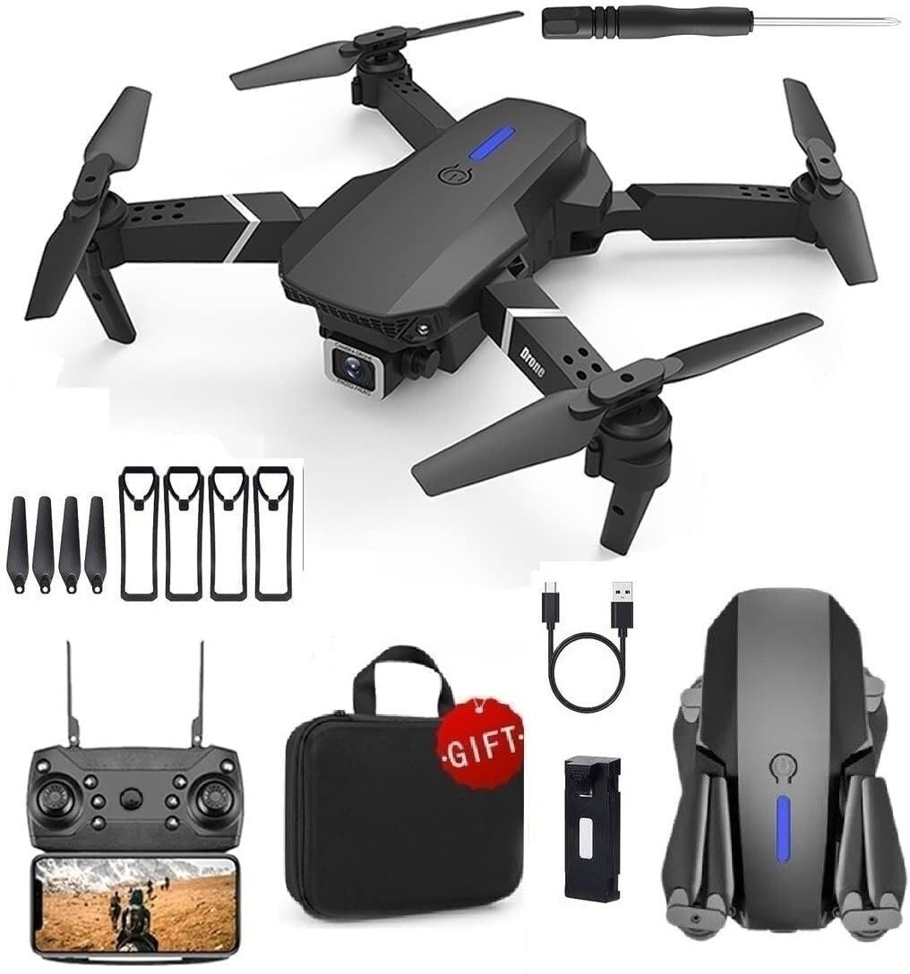 tjoi E88 Pro Compact Foldable Wi-Fi FPV Drone with HD Camera Drone-picture-10