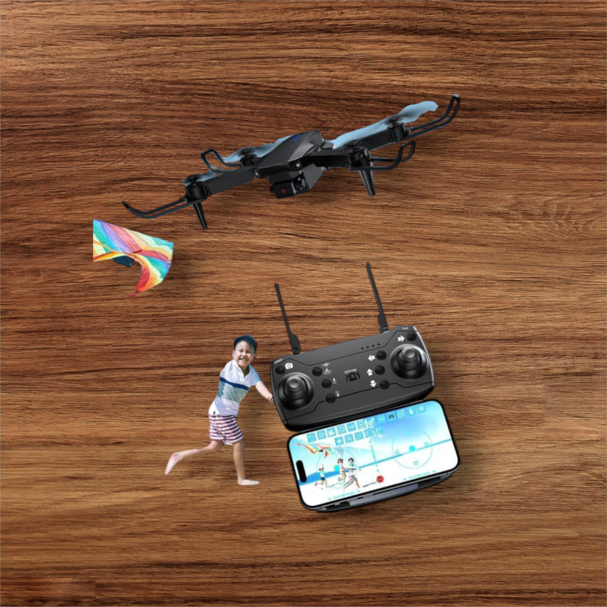 swa mi Drone WiFi Camera Remote Control Quadcopter 360' Flip Stunt Dronee_9 Drone image 1