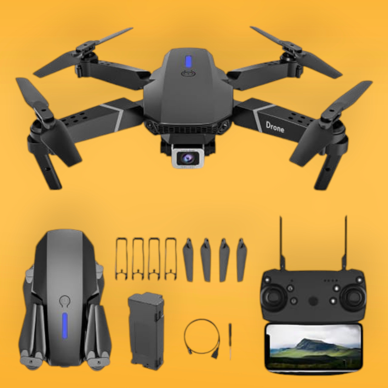 swa mi Drone Remote Control Quadcopter 360 Flip Stunt_a22 Drone image 1
