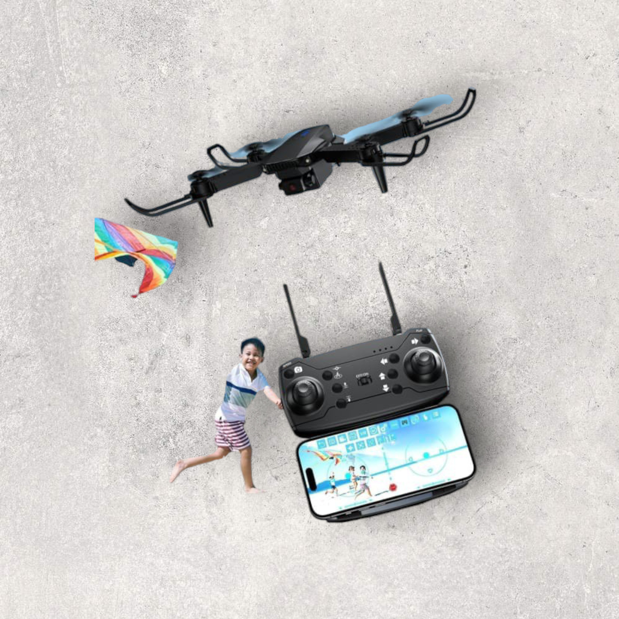 swa mi Drone WiFi Camera Remote Control Quadcopter 360' Flip Stunt Dronee_3 Drone image 1