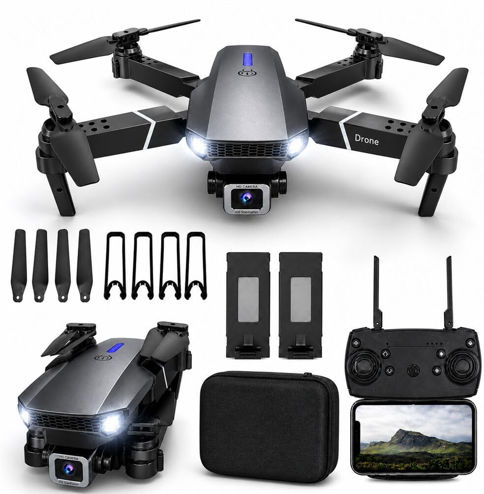 dhruvyatik E88 Pro Pocket Drone with HD Camera & Stable Hover Mode Drone-picture-49