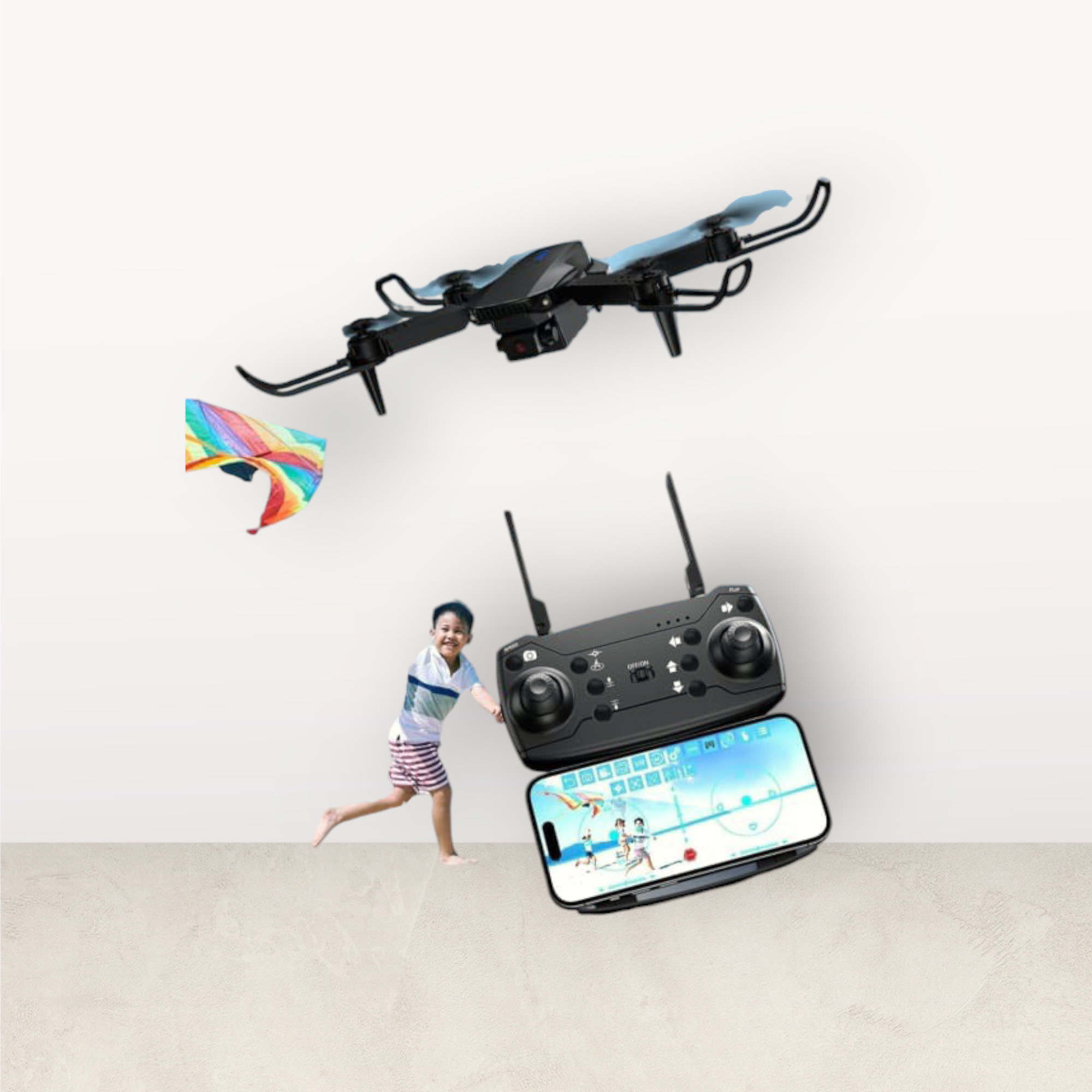 swa mi Drone WiFi Camera Remote Control Quadcopter 360' Flip Stunt Dronee_7 Drone image 1