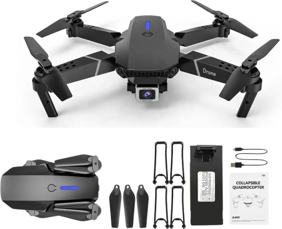 dhruvyatik E88 Pro Smart Foldable Drone with HD Camera for Beginners Drone-picture-22
