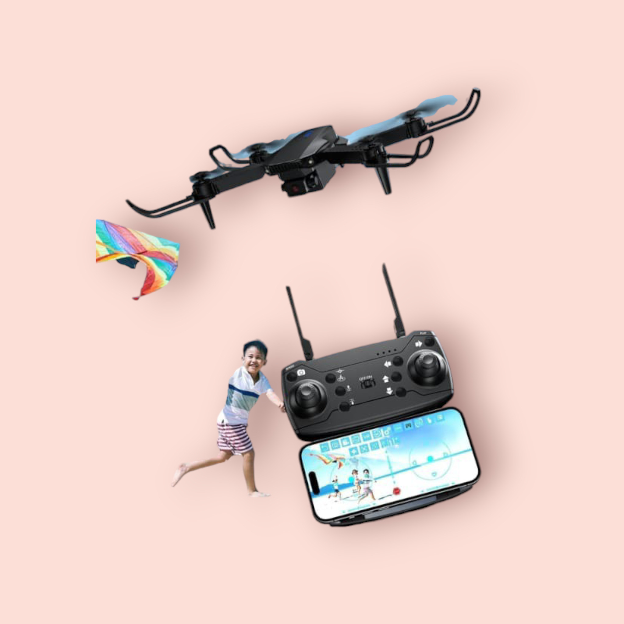 swa mi Drone WiFi Camera Remote Control Quadcopter 360' Flip Stunt Dronee_2 Drone image 1