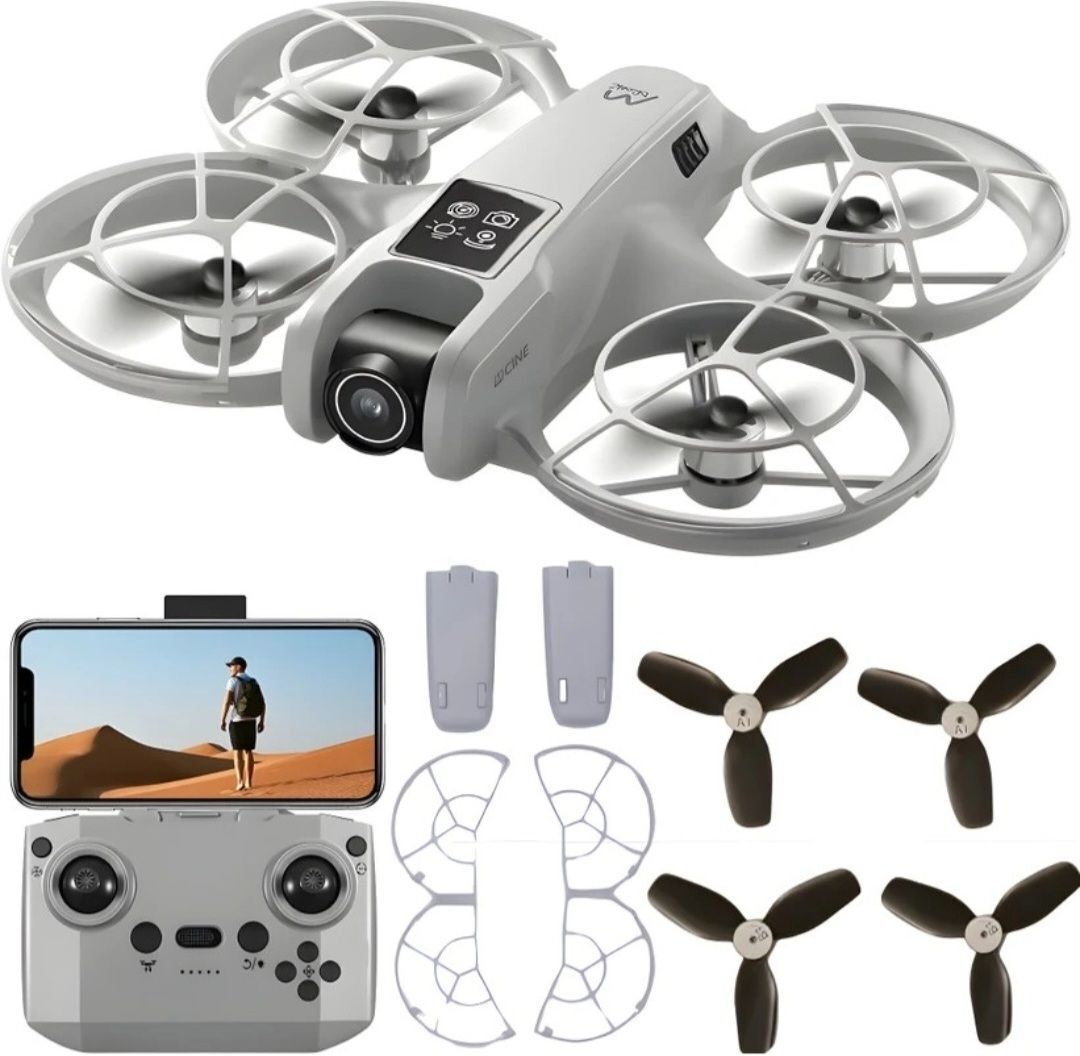 Professional WiFi Dual Camera Drone Obstacle Avoidance & Brushless Motor White Drone-image-22