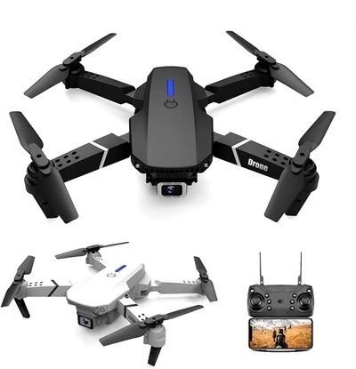 E88 Foldable Quadcopter | WiFi 480P FPV Dual Camera | Position Locking Drone Drone-image-11