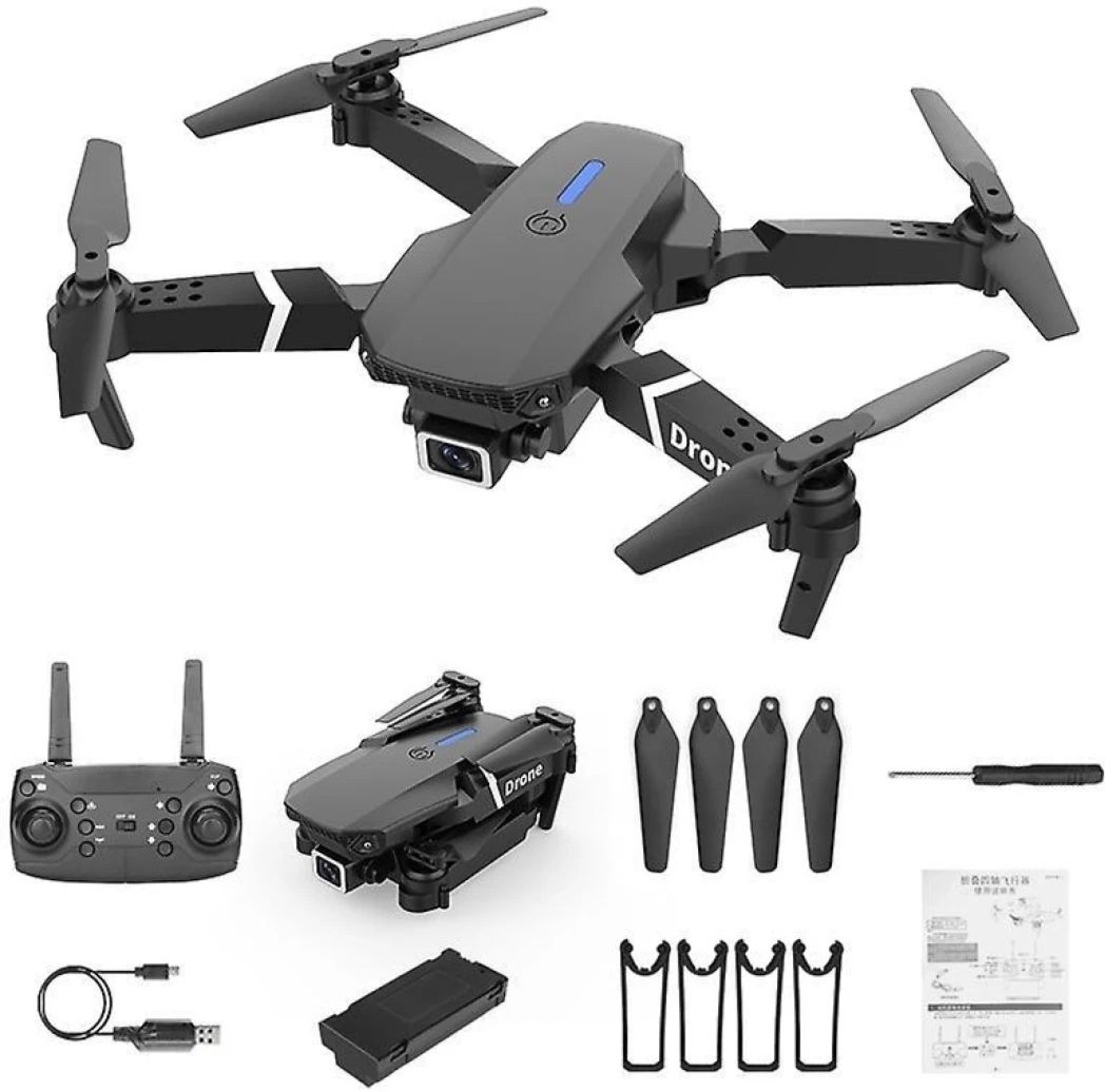 E-88 pro Quadcopter WiFi 480P FPV Dual Camera Position Locking camera Drone1 Drone-image-11