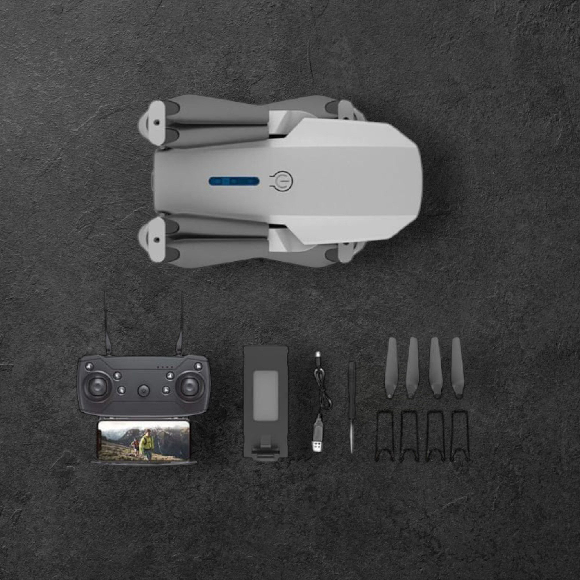 swa mi E88 4K Video Laser Obstacle Avoidance Drone Global Range Drones With HD Camera_8 Drone image 1