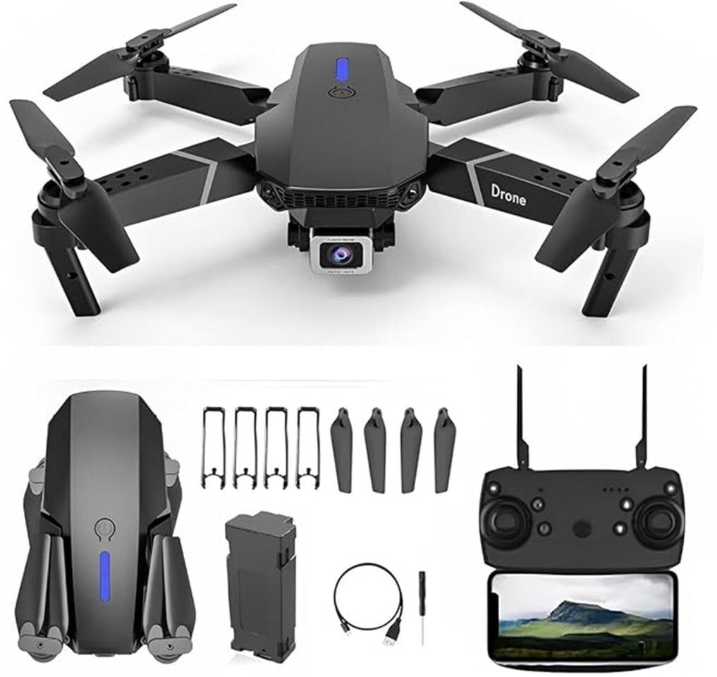 E88 Pro Foldable Drone with 3D Camera, Altitude Hold & 3D Flip Drone-image-49