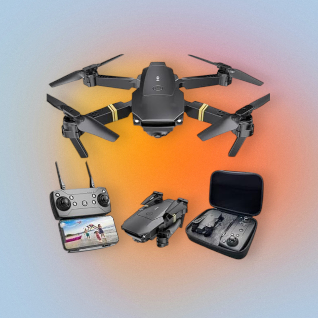 swa mi Foldable Remote Control Drone with Camera HD Wide Angle Lens_20 Drone image 1