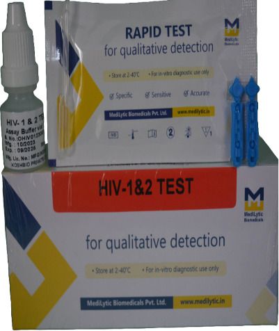 medilytic biomedicals HIV-1 & 2 Test Kit - Pack Of 01 Card Antibody Test Kit-picture-12