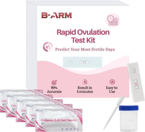 Ovulation Detection Kit for Women with 5 Cassettes & 1 Reusable Container| Urine Drug Test-image-43