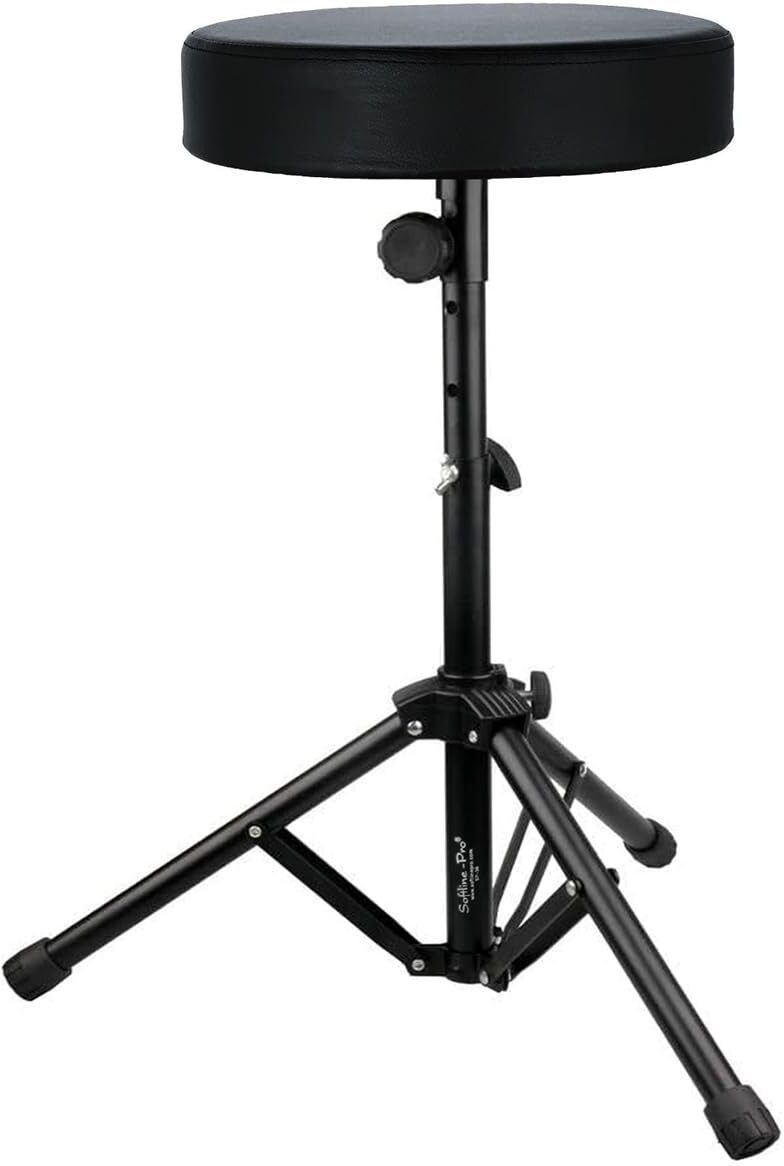 pleasure Drum Throne,3 Steps Height Universal Drum Stool,Round Padded Drum Seat Stool Round Top Drum Throne-picture-2