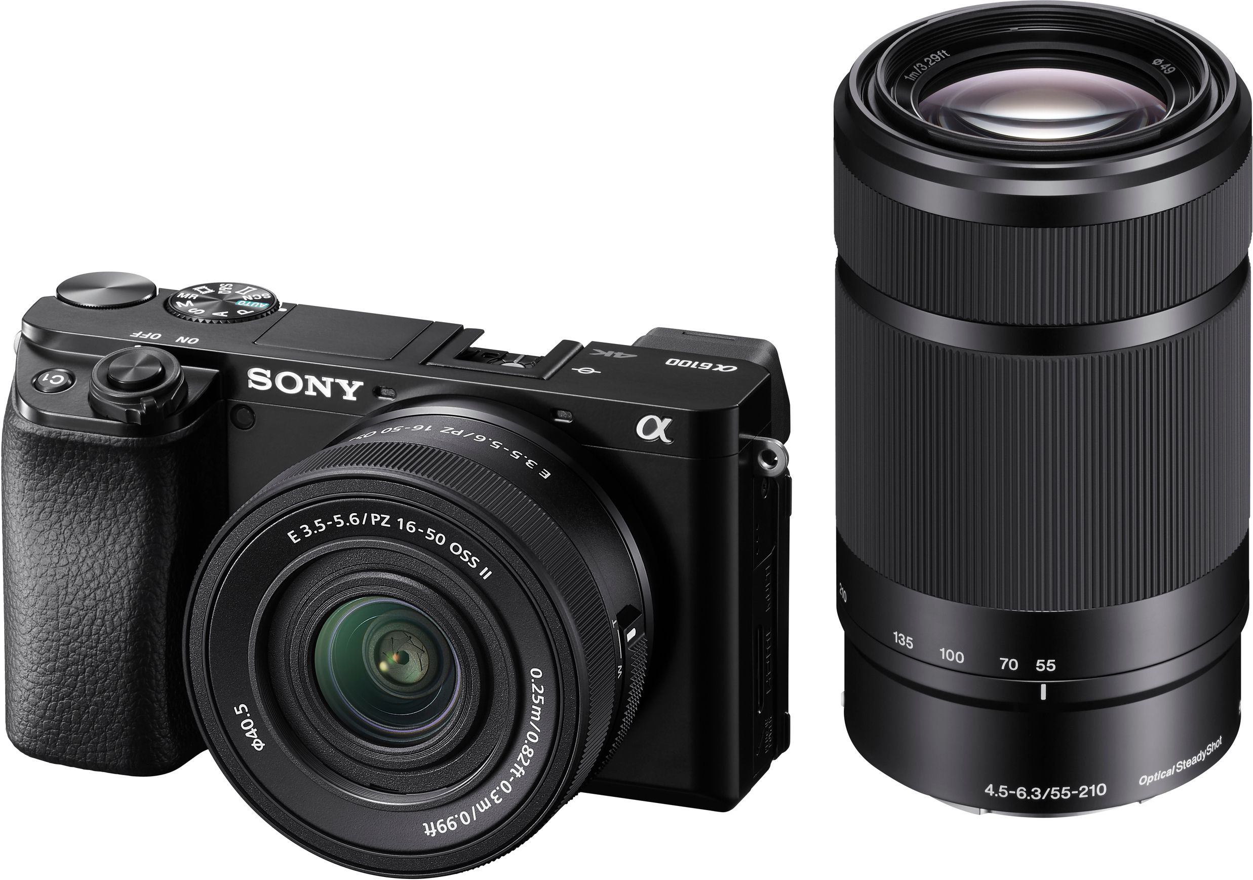 SONY ILCE-6100X Mirrorless Camera Body with with SELP16502 & SEL55210