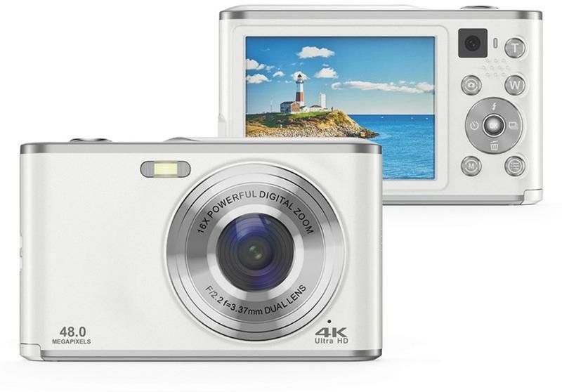 dkian NA DC306 4k HD 48MP digital camera with front and rear dual cameras large Screen Mirrorless Camera na