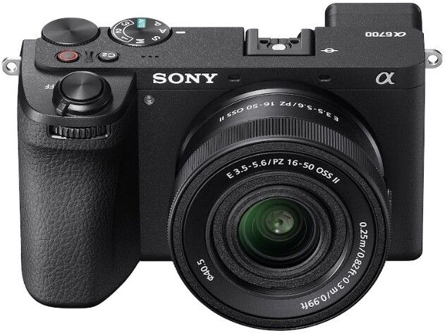 SONY ILCE-6700KBQ IN5 Mirrorless Camera Body with SELP16502 mm Lens