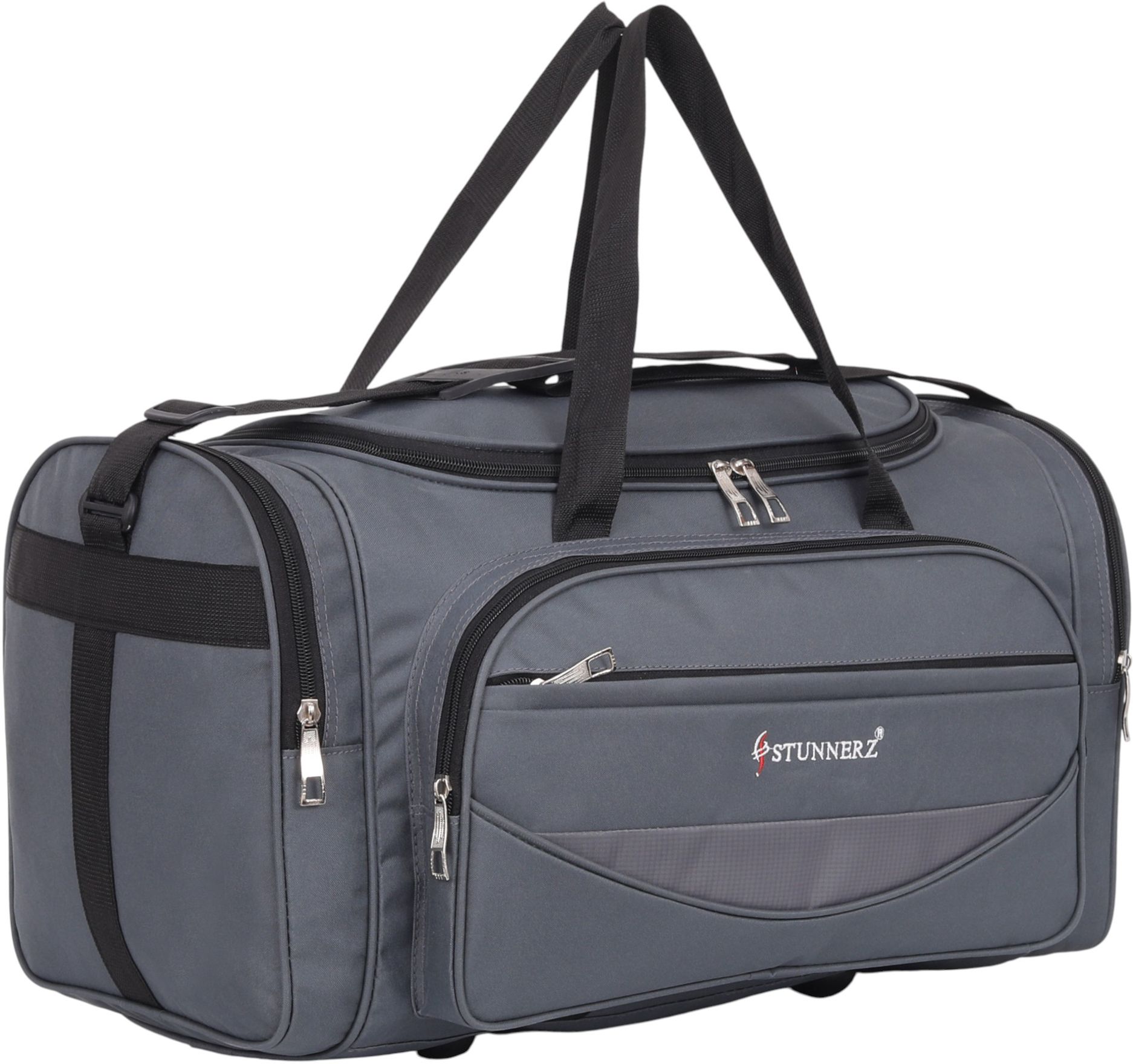 75 L Hand Duffel Bag - Business Class Travel Duffel Bag | Premium Finish Multipurpose Luggage Bag| Grey - Grey - Large Capacity