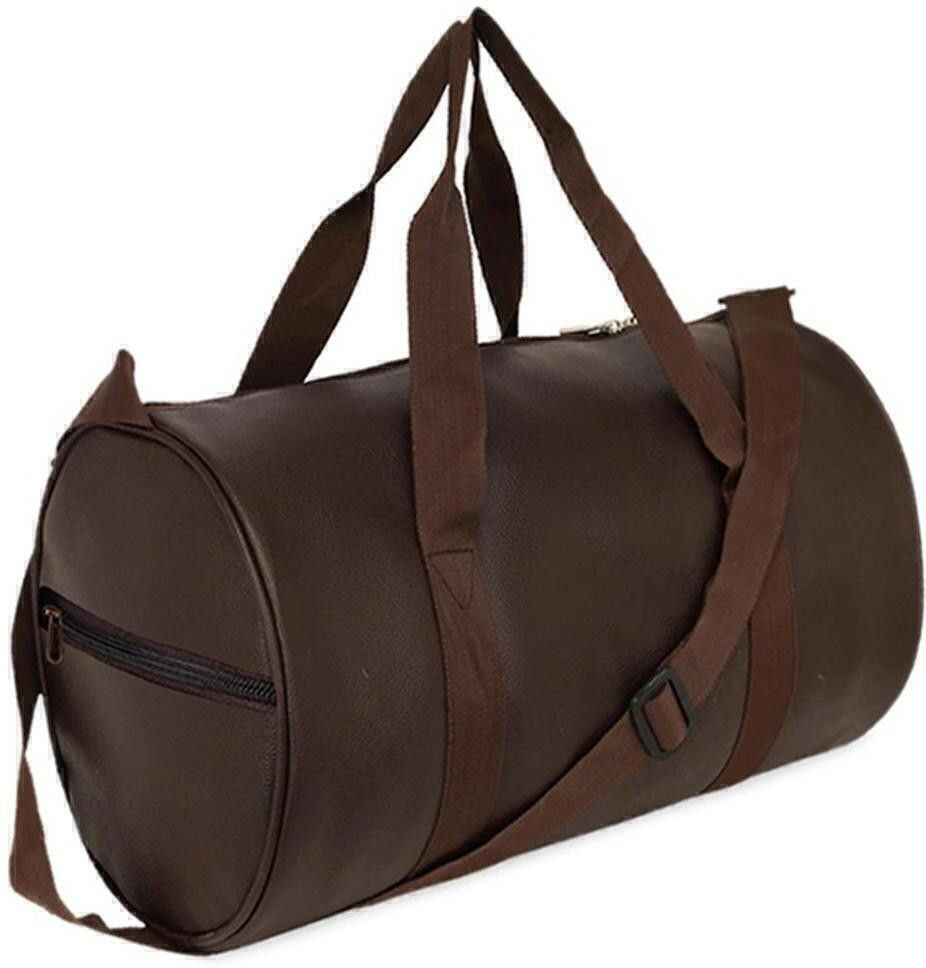 cool indians 20 L Gym Duffel Bag - Premium quality Brown/Tan Rex Multipurpose Gym/Sport Bag with side Pocket - Brown-picture-14