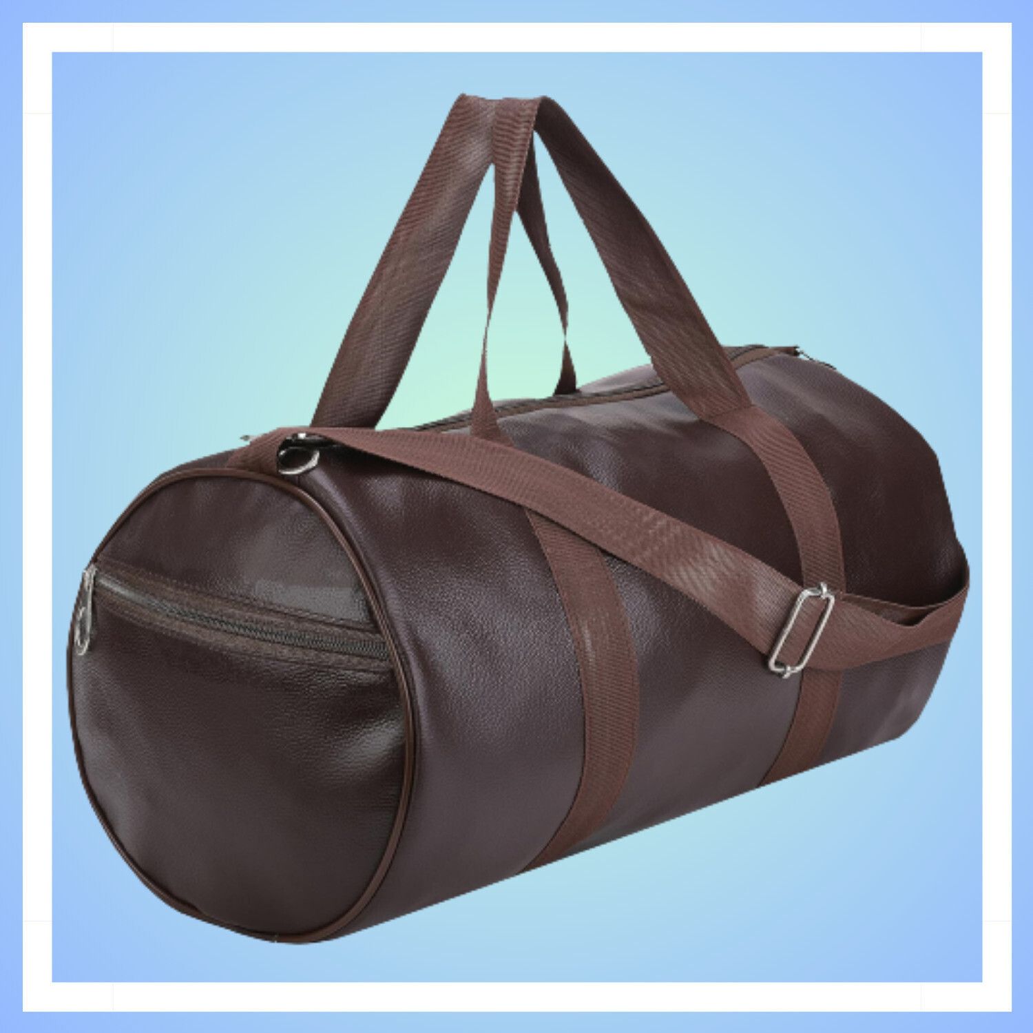 cool indians 20 L Gym Duffel Bag - Duffel Bag || Gym Bag For Men || Fitness Kit || Shoulder Gym Bag - Brown-picture-18