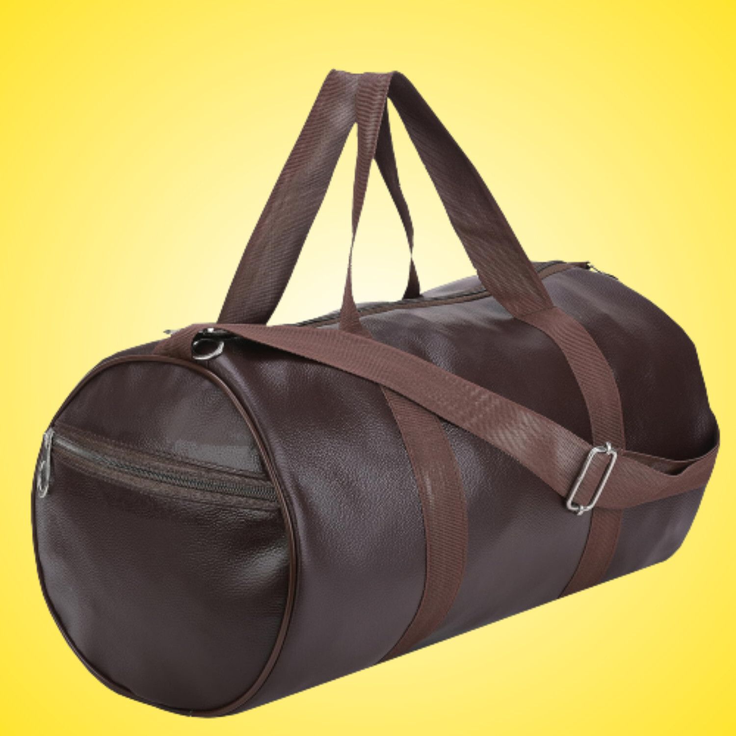 cool indians 20 L Gym Duffel Bag - Duffel Bag || Gym Bag || Shoulder Gym Bag || Fitness Kit - Brown-picture-13