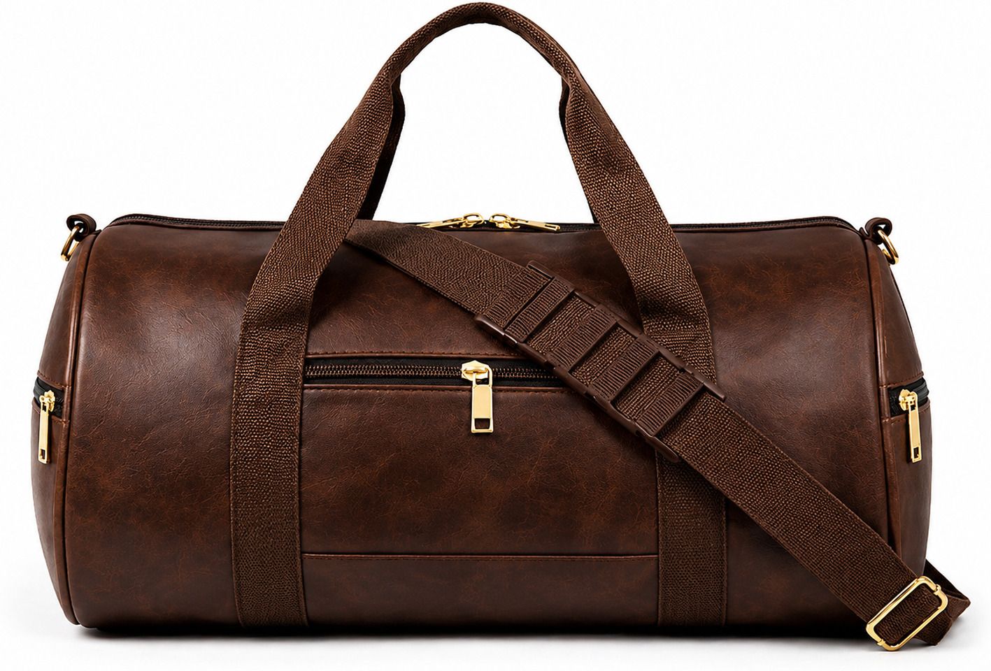 tijarat 13 L Gym Duffel Bag - Brown Leather Duffel Bag - Brown-picture-7