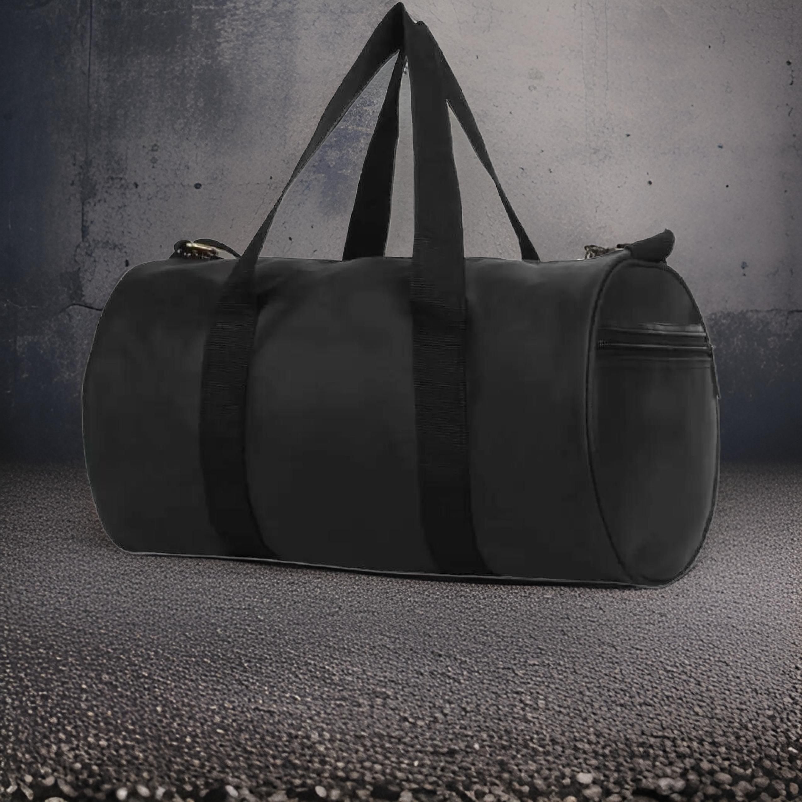 25 L Gym Duffel Bag - Sports Gym Bag for Men and Women, Travel Duffel Bag (S-17.5 INCH) - Black