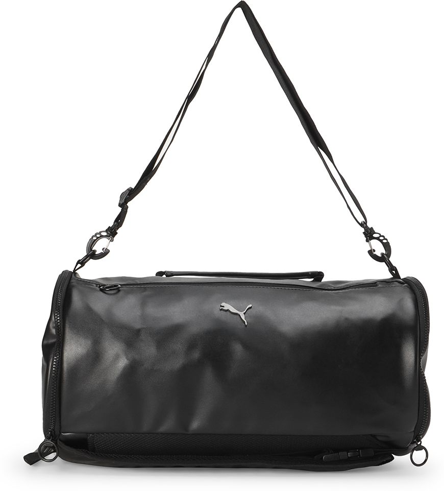 24 L Gym Duffel Bag - CONVERTIBLE Gym Bag - Black-image-22