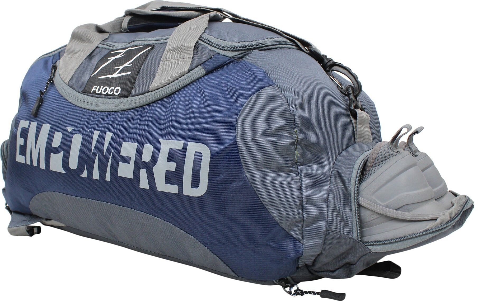 fuoco 40 L Gym Duffel Bag - Empowered Blue Grey - Blue-picture-10