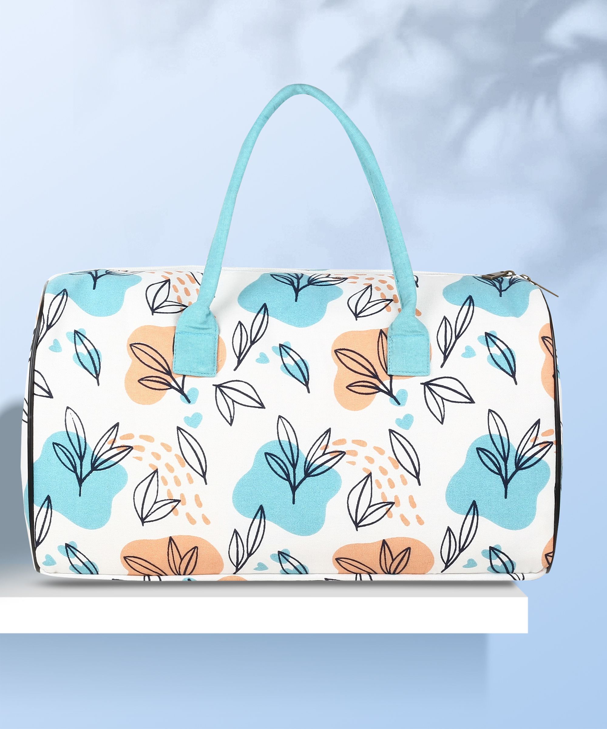 14 L Hand Duffel Bag - Delmah-023 - Blue, Multicolor - Regular Capacity