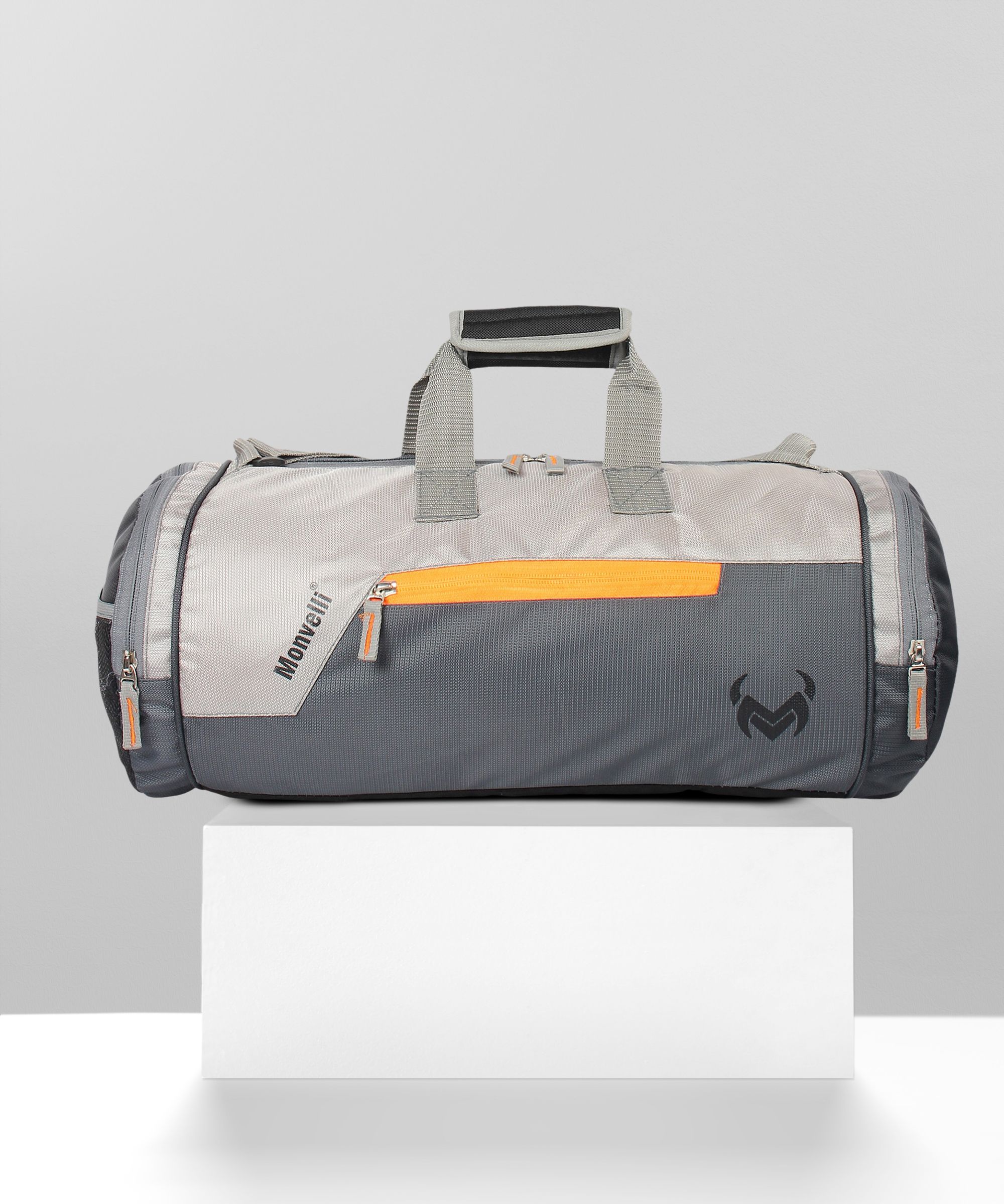 25 L Gym Duffel Bag - SPORTS DUFFLE BAG - Grey