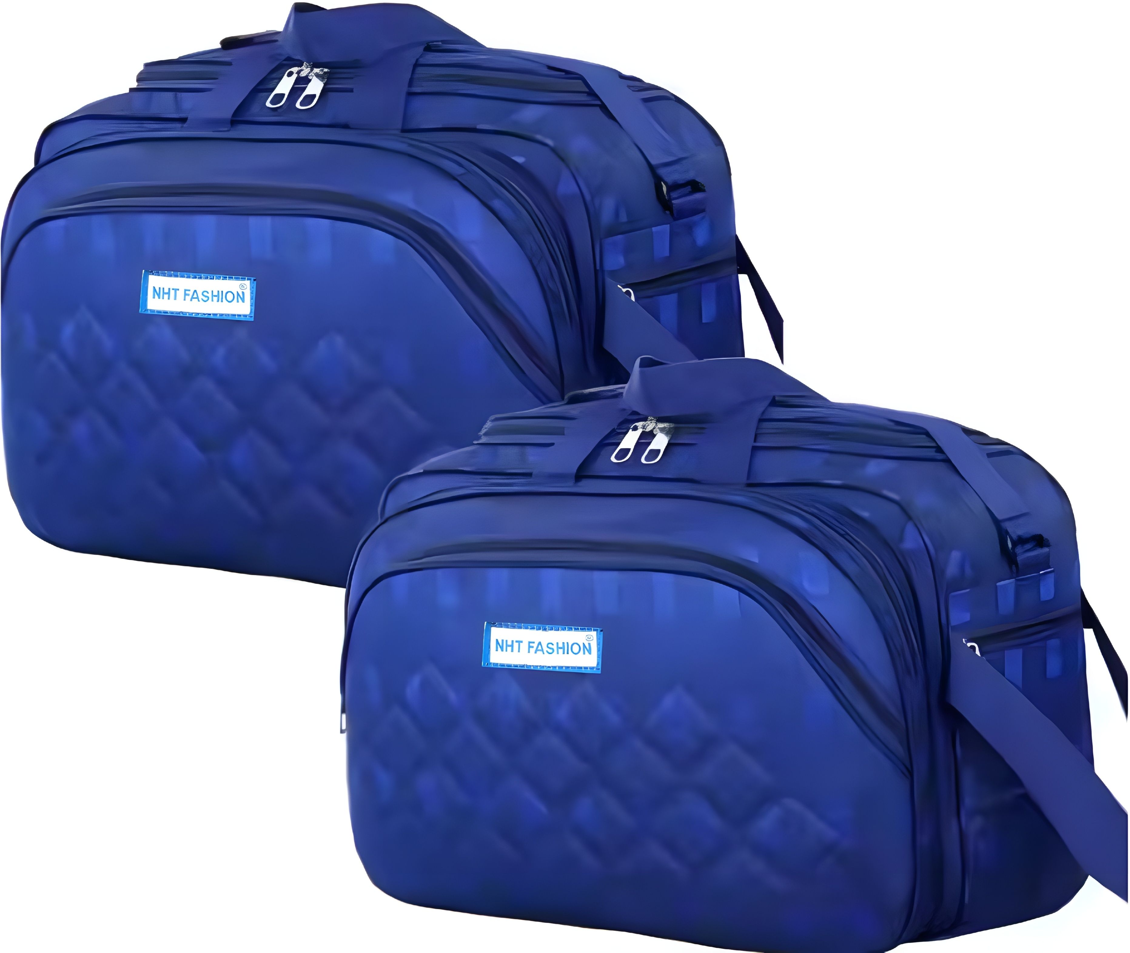 50 L Strolley Duffel Bag - 50L Strolley Duffle Bag Combo Set of 2 - Blue - Regular Capacity-image-32