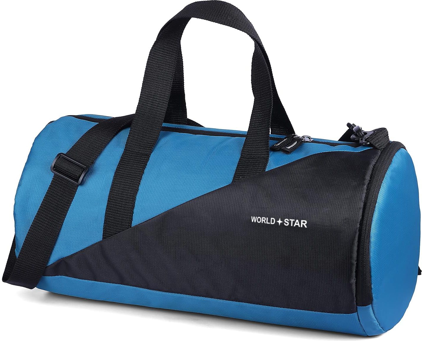 25 L Gym Duffel Bag - Men & Women black Sports Duffel with Shoe Compartment & Detachable Belt - Black-image-33