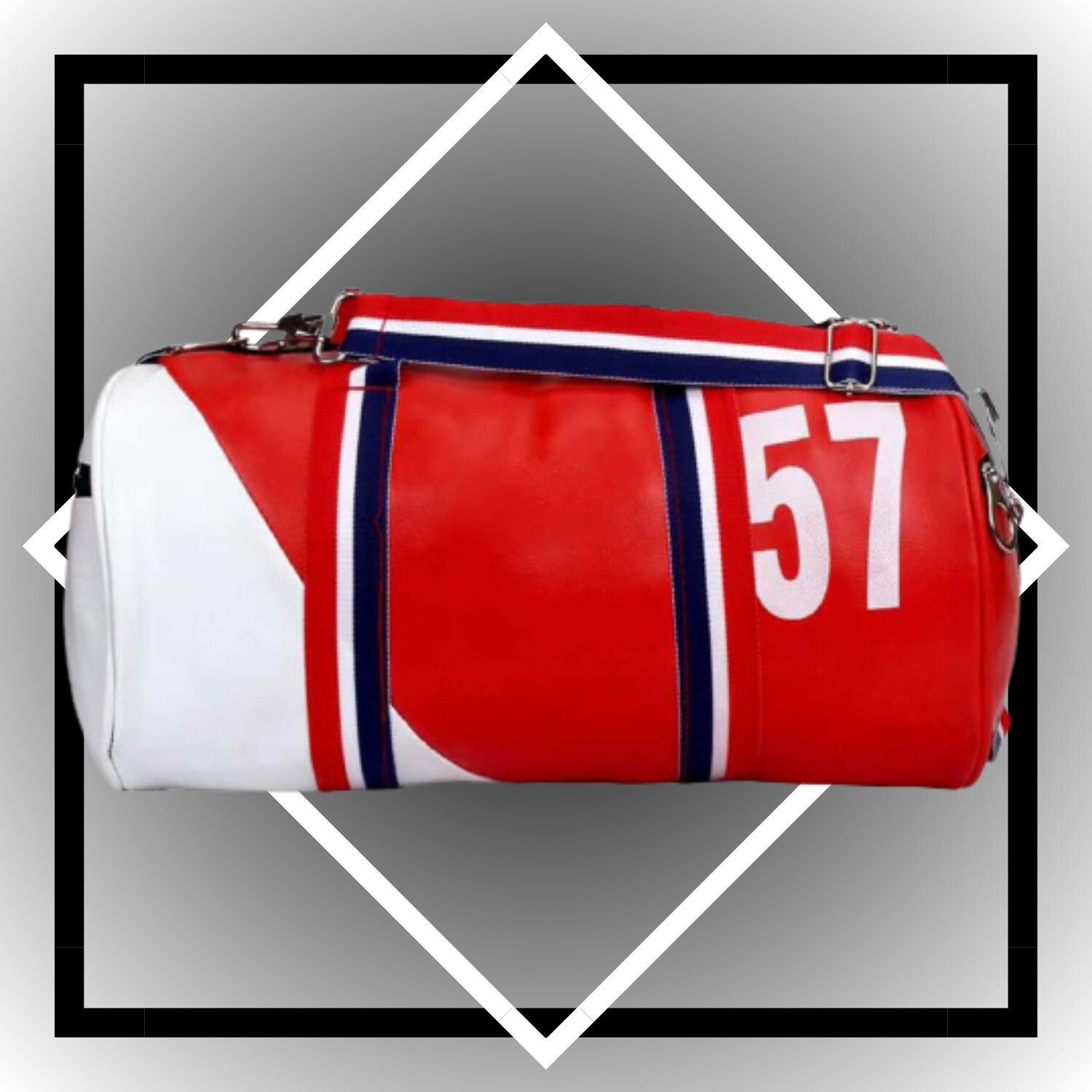 cool indians 20 L Gym Duffel Bag - Gym Bag For Men || Sports Gym Bag || Classic Bag || Duffel Bag || Yoga Bag - Red-picture-16