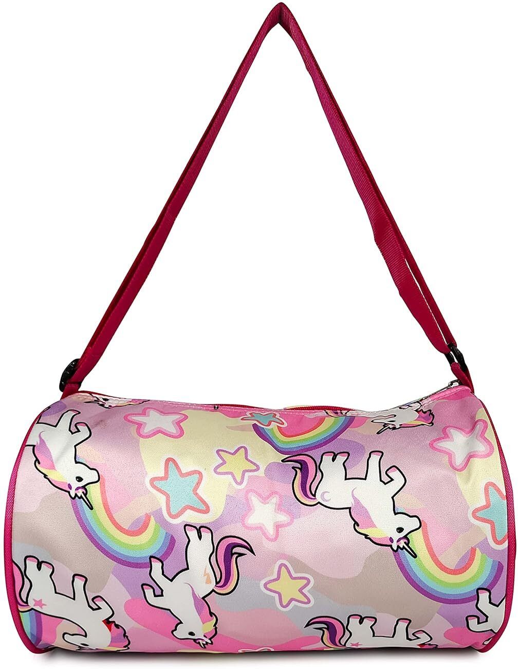 5 L Hand Duffel Bag - Stylish Unicorn Synthetic Duffle Gym Bag - Kids Travel & Dance Bag for Girls - Multicolor - Regular Capacity-image-32