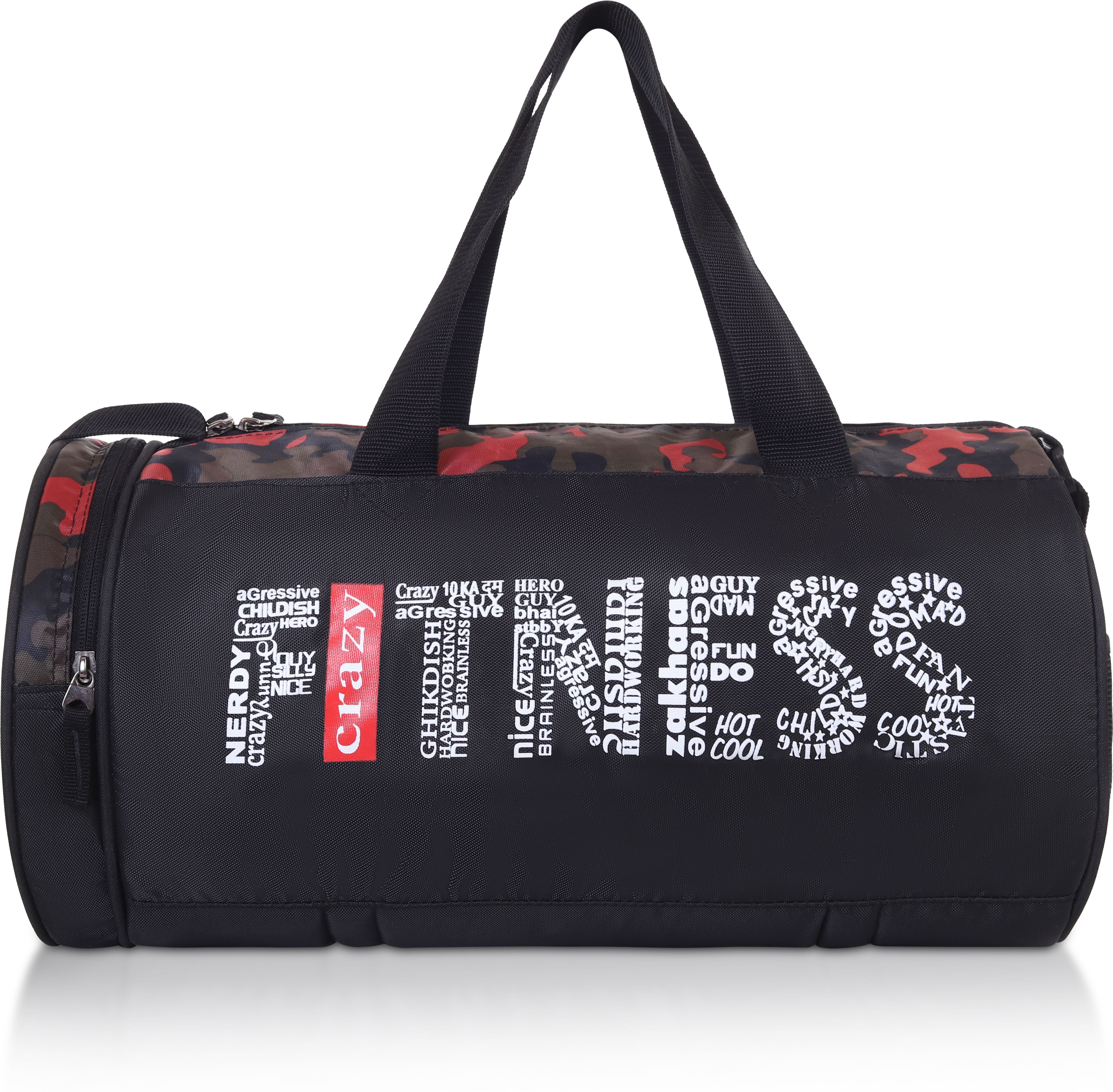 22 L Gym Duffel Bag - premium unisex waterproof elegant design - Black-image-7
