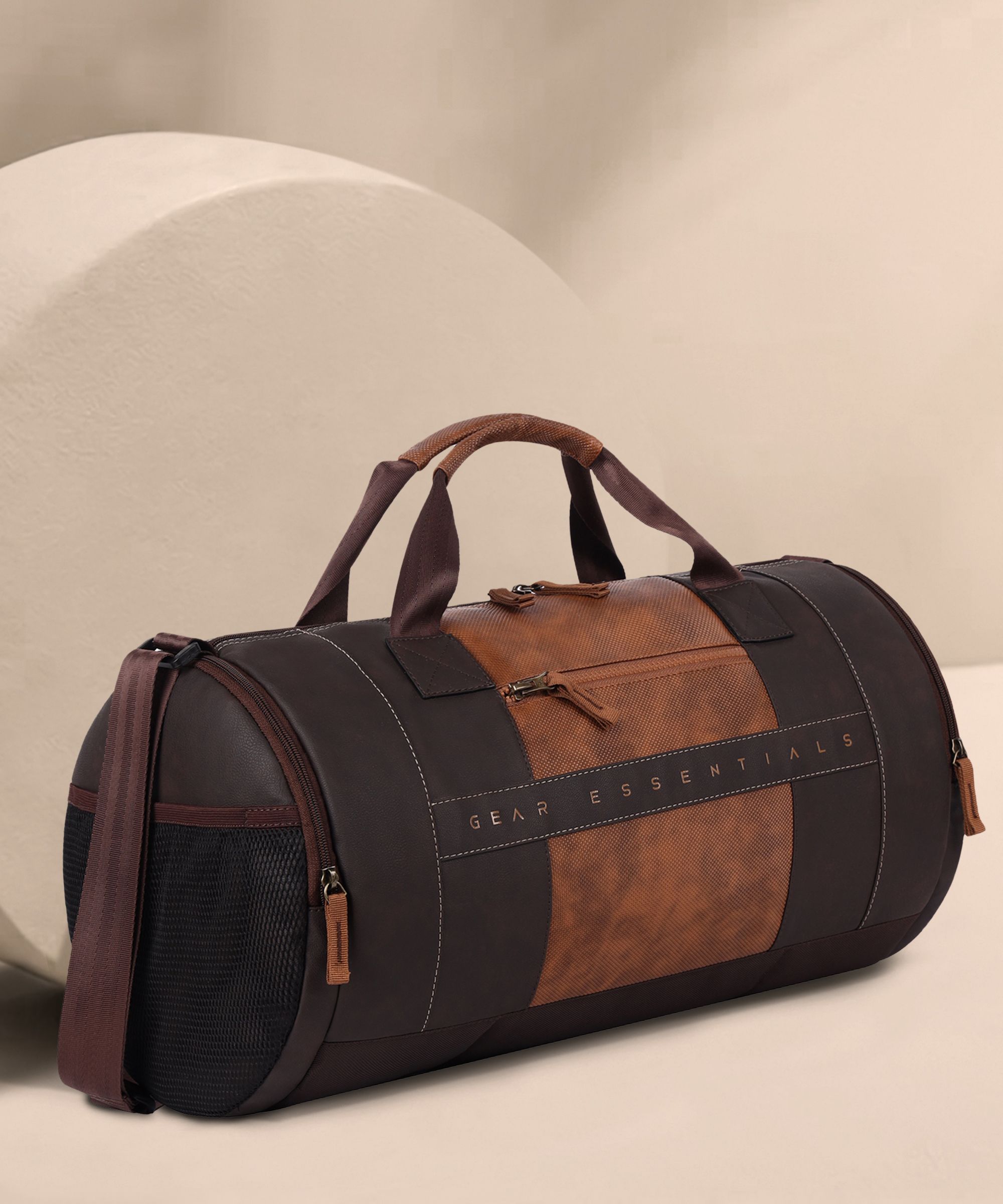 30 L Gym Duffel Bag - Clubsport - Brown
