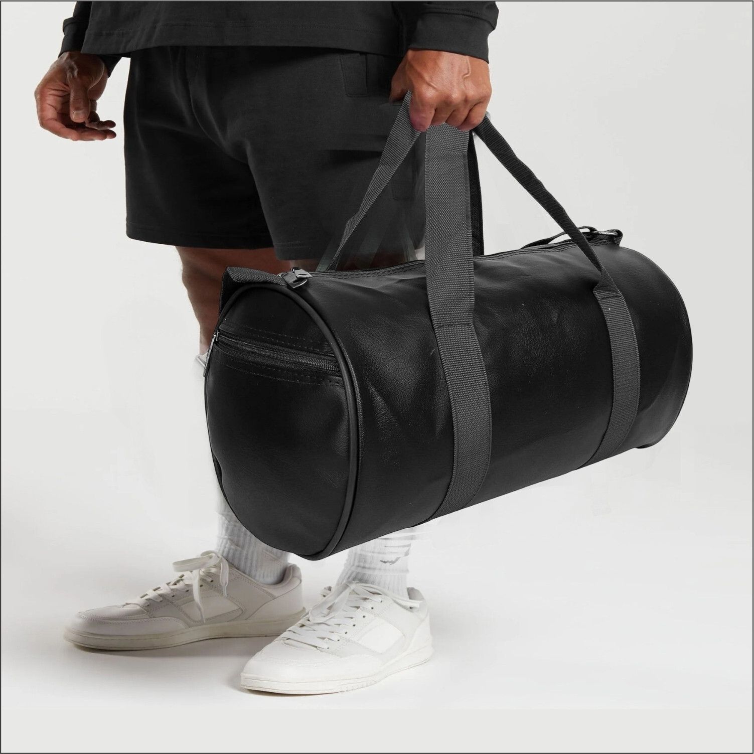 cool indians 20 L Gym Duffel Bag - New Gym Duffel Bag || Gym Bag || Shoulder Gym Bag || Fitness Kit - Black-picture-31