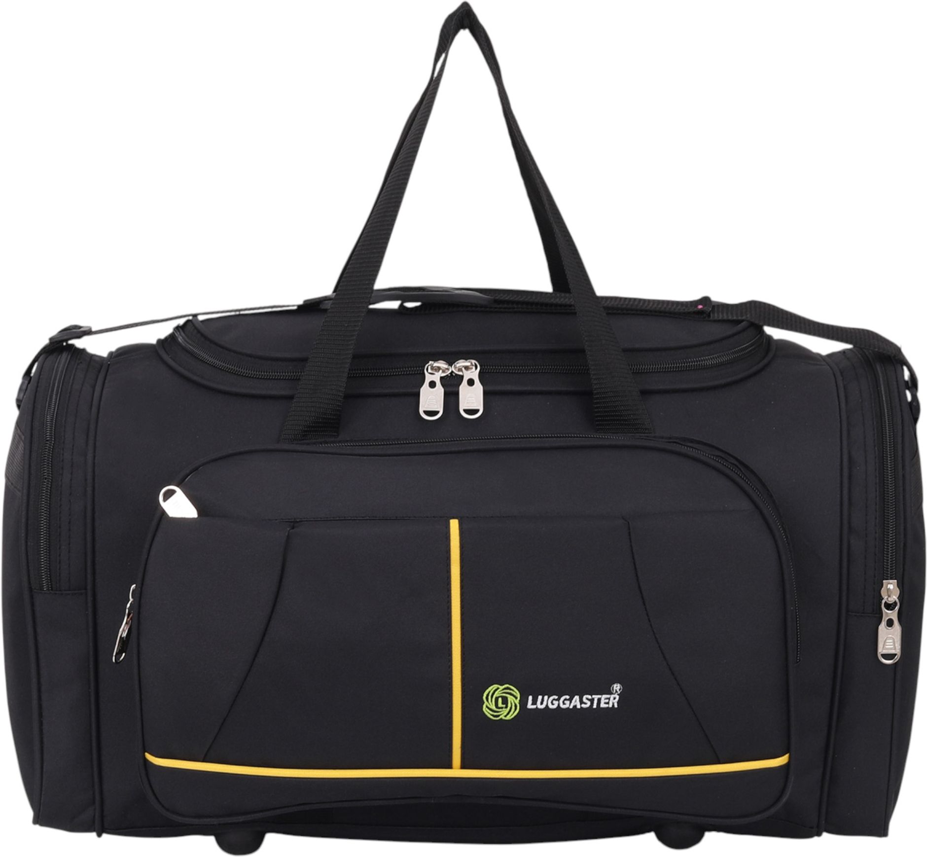 80 L Hand Duffel Bag - Large Size Travel Duffel Bag | Gym, Sports aur Travel ke liye | Black - Black - Large Capacity