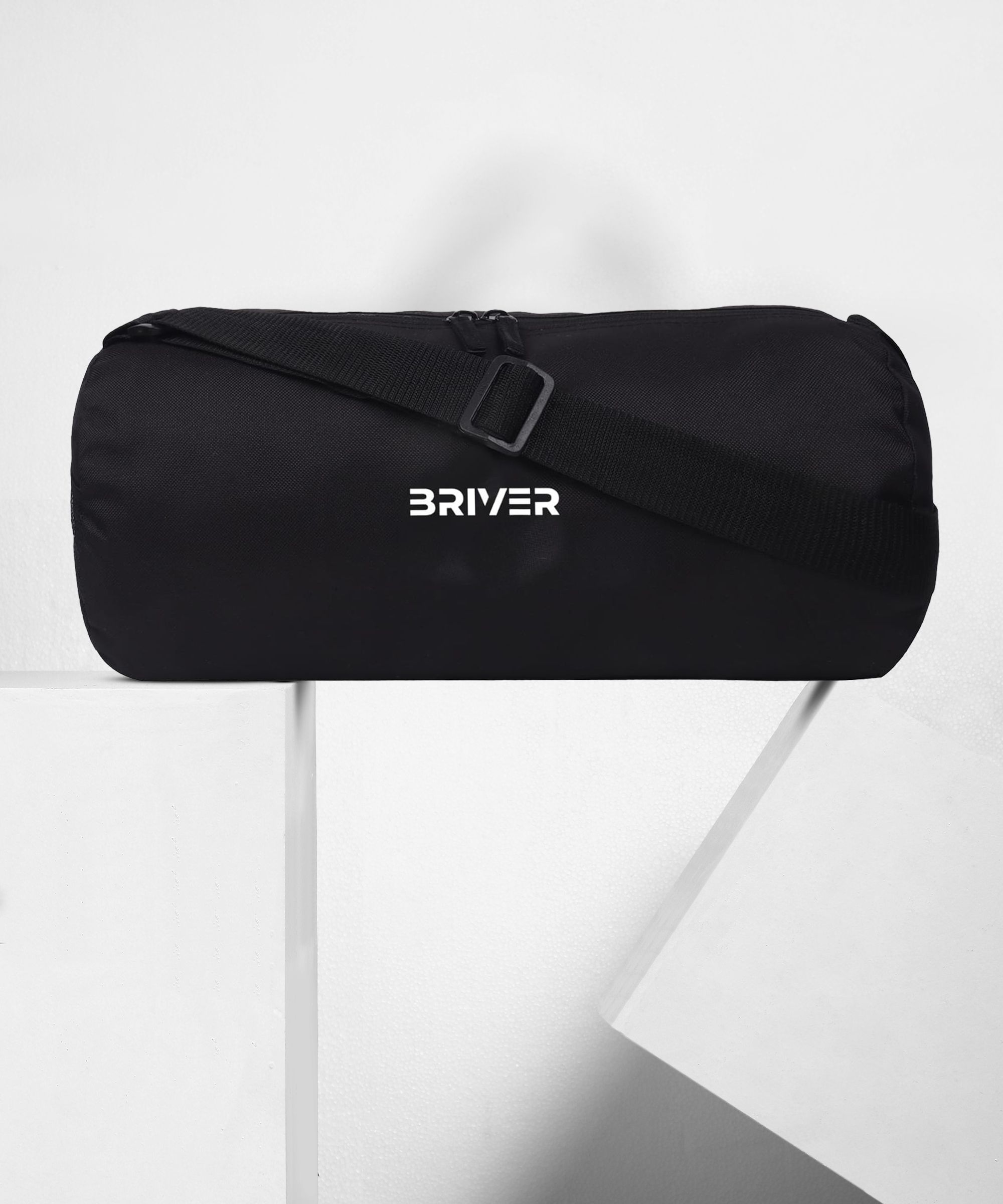 10 L Gym Duffel Bag - BLACK DUFFLE BAG - Black-image-3
